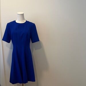 Banana Republic Cobalt Blue Fit & Flare Dress | Size 4